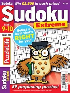 PuzzleLife Sudoku Extreme - Is. 111 2025