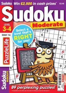 PuzzleLife Sudoku Moderate - Is. 116 2026