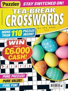 Puzzler Tea-Break Crosswords - Is. 343 2024