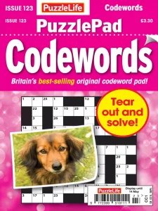 PuzzleLife PuzzlePad Codewords - Is. 123 2026