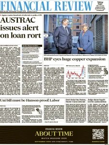 Australian Financial Review - 19.08.2026