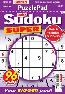 PuzzleLife PuzzlePad Sudoku Super - Is. 61 2026