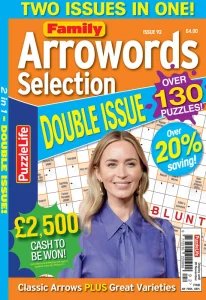 PuzzleLife Family Arrowords Selection - Is. 92 2025
