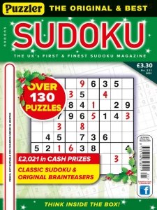 Puzzler Sudoku - No. 221 2021