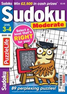 PuzzleLife Sudoku Moderate - Is. 120 2026