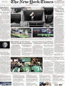 The New York Times - 08.29.2026
