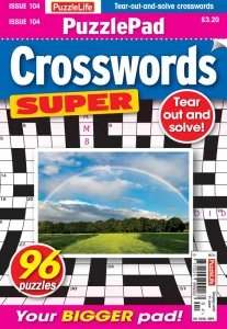 PuzzleLife PuzzlePad Crosswords Super - Is. 104 2026