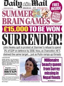 Daily Mail - 29.08.2026