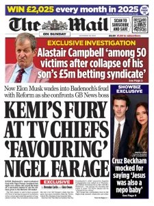 The Mail On Sunday - 29.12.2024