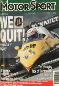 Motor Sport Retros - 08.1996