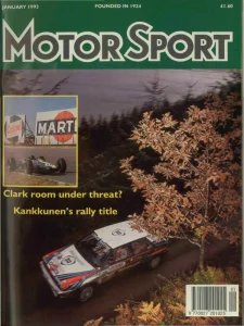 Motor Sport: Retros - 01.1992