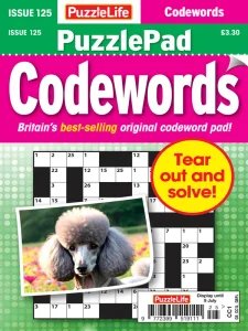 PuzzleLife PuzzlePad Codewords - Is. 125 2026