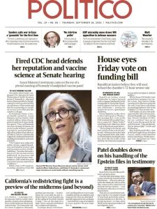 Politico - 09.18.2025