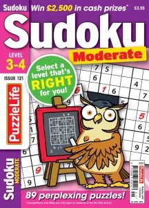 PuzzleLife Sudoku Moderate - Is. 121 2026
